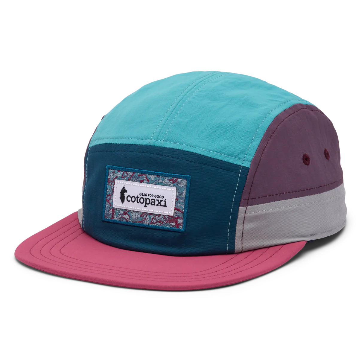 Altitude Tech 5 Panel Hat - Abyss/Sangria