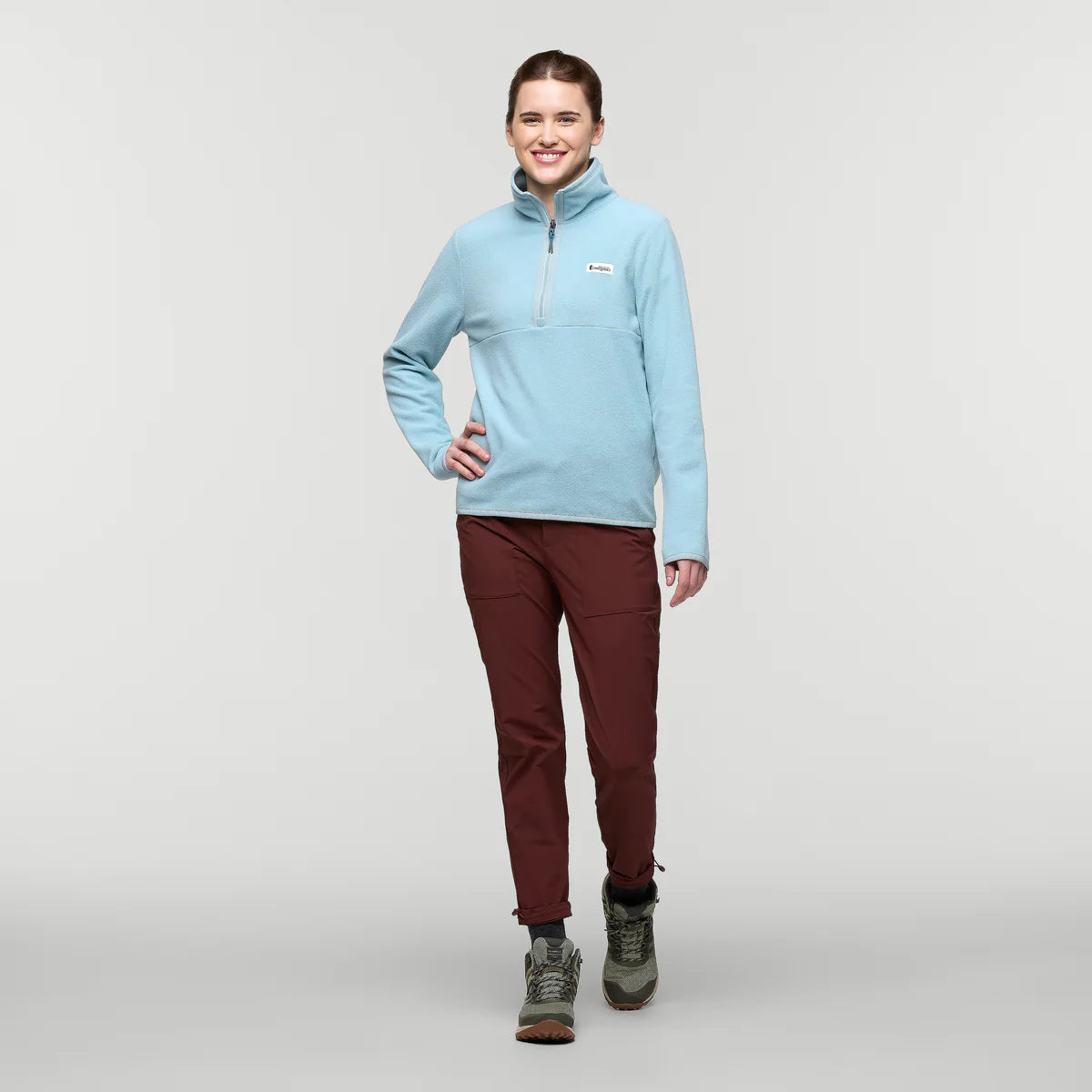 Amado Fleece Pullover for Women - Sea Spray