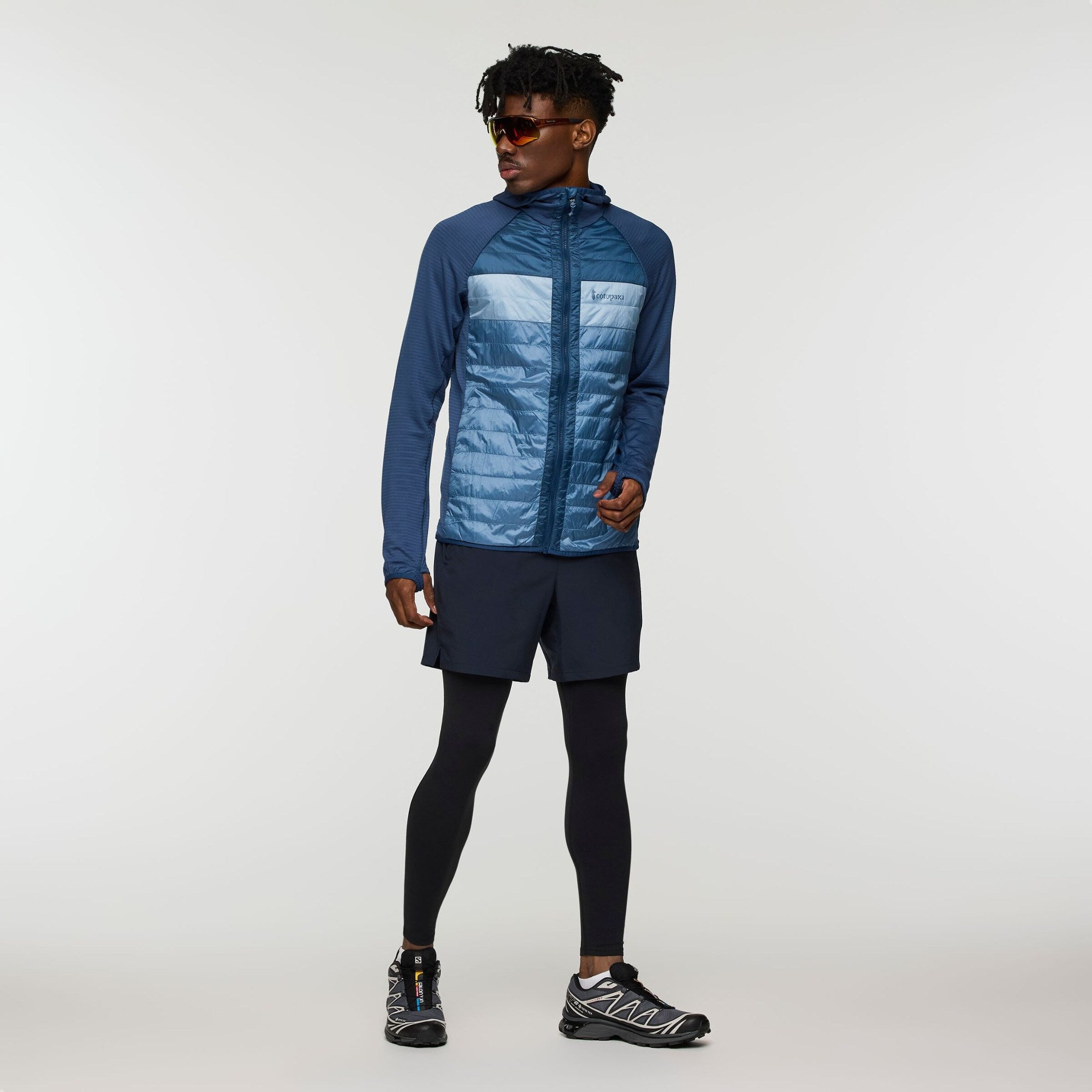 Capa Hybrid Insulated Hooded Jacket for Men - F25