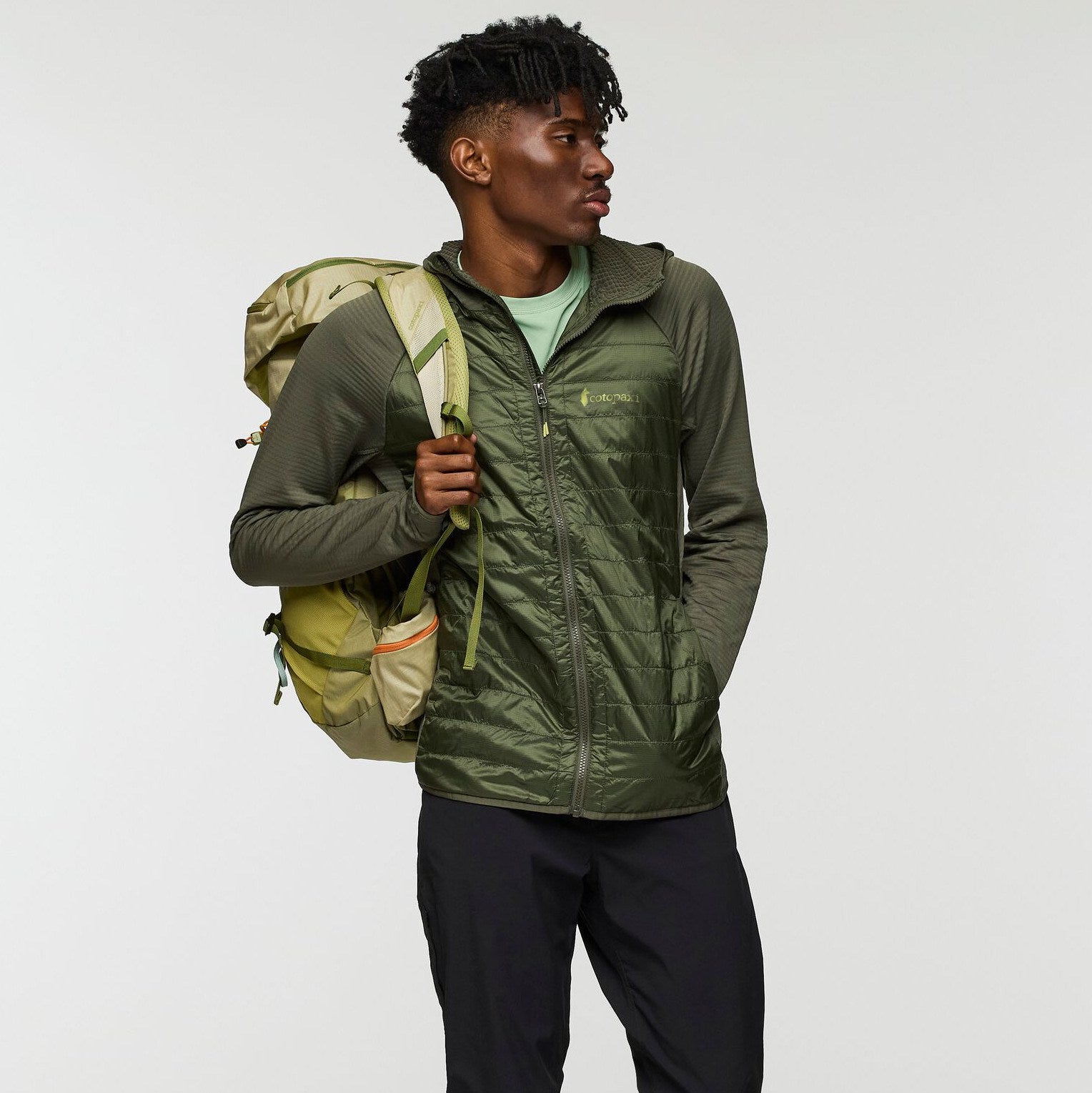 Capa Hybrid Insulated Hooded Jacket for Men - F25