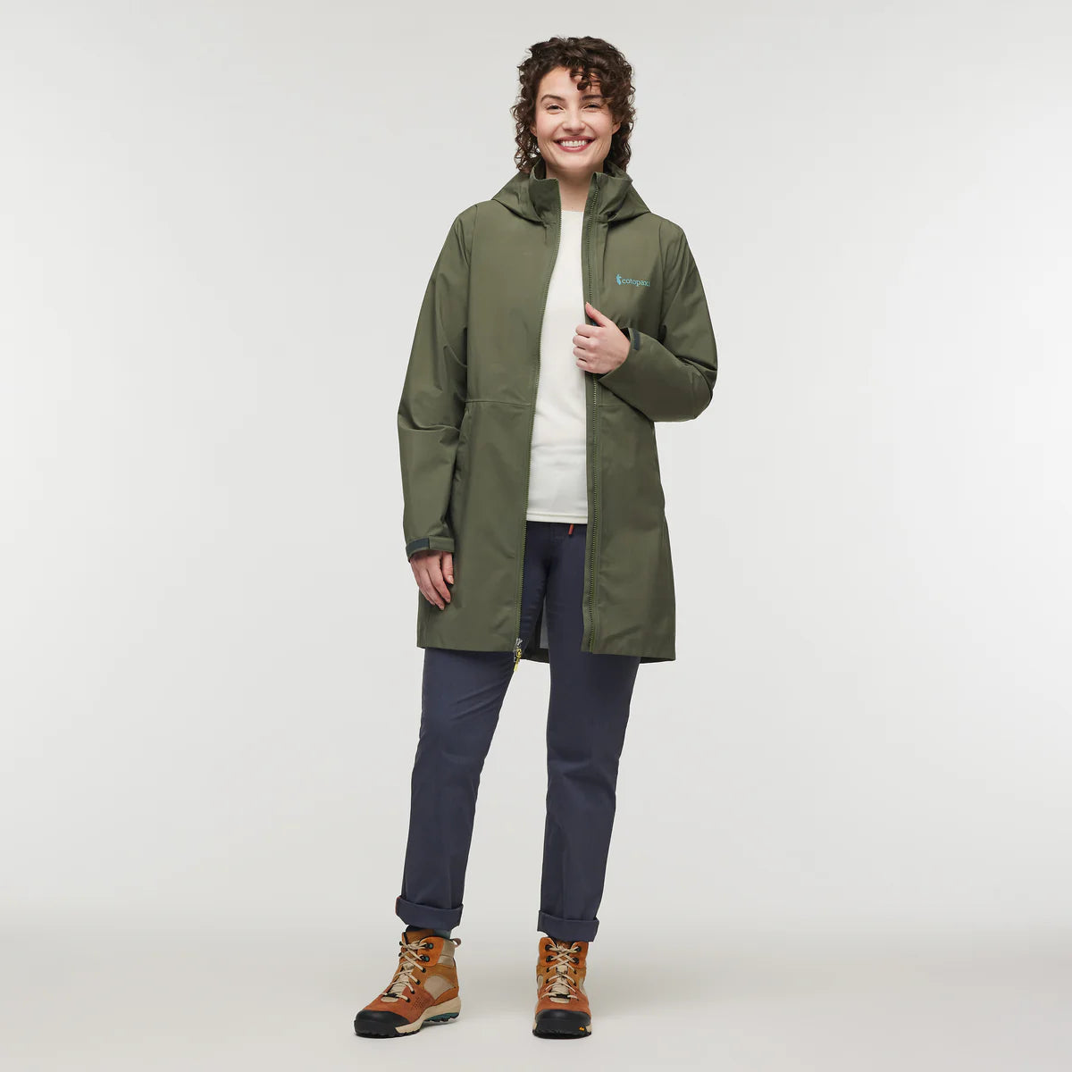 Cielo Rain Trench for Women  - Fatigue