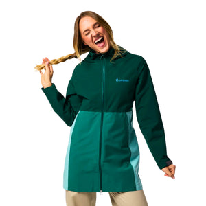 Cielo Rain Trench for Women  - Kale and Malachite