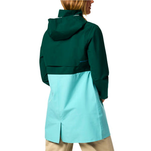 Cielo Rain Trench for Women  - Kale and Malachite