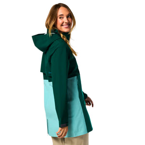 Cielo Rain Trench for Women  - Kale and Malachite