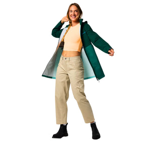 Cielo Rain Trench for Women  - Kale and Malachite