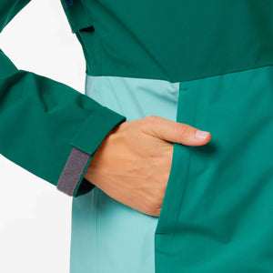Cielo Rain Trench for Women  - Kale and Malachite