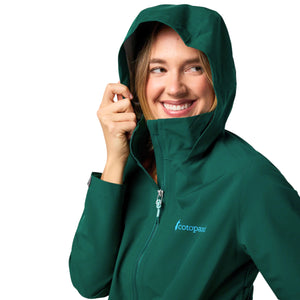 Cielo Rain Trench for Women  - Kale and Malachite