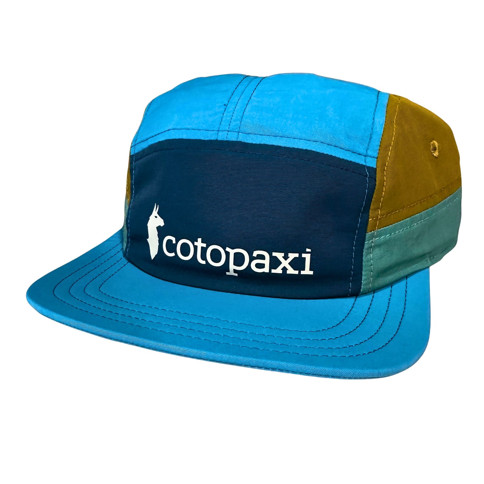 Cotopaxi Tech 5-Panel Hat - Indigo and Oasis
