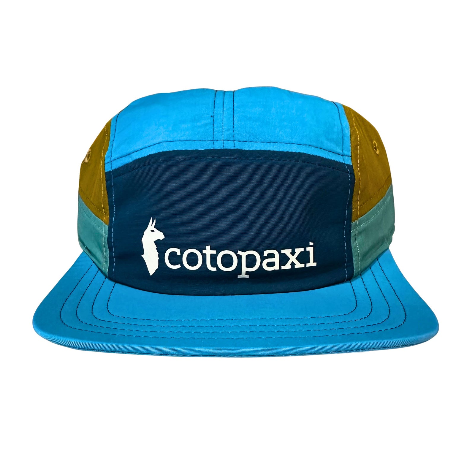 Cotopaxi Tech 5-Panel Hat - Indigo and Oasis
