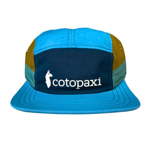 Cotopaxi Tech 5-Panel Hat - Indigo and Oasis