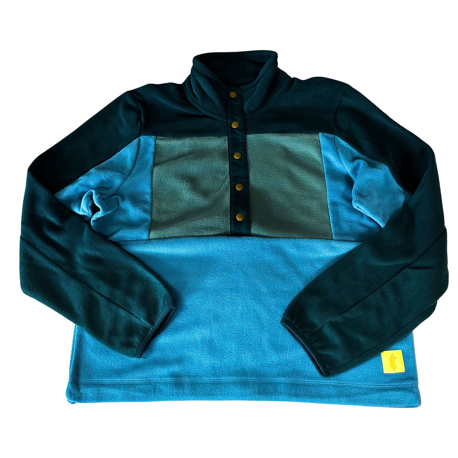 Encima Fleece Pullover for Women - Deep Ocean and Firefly