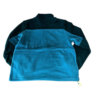 Encima Fleece Pullover for Women - Deep Ocean and Firefly