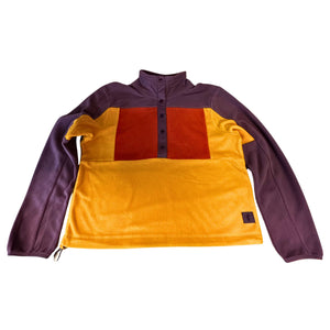 Encima Fleece Pullover for Women - Mystic and Honeycomb