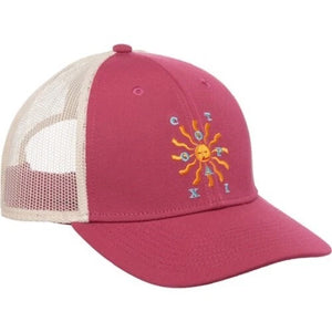 Happy Day Trucker Hat - Raspberry