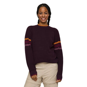 Libre Waffle Crew Sweater for Women