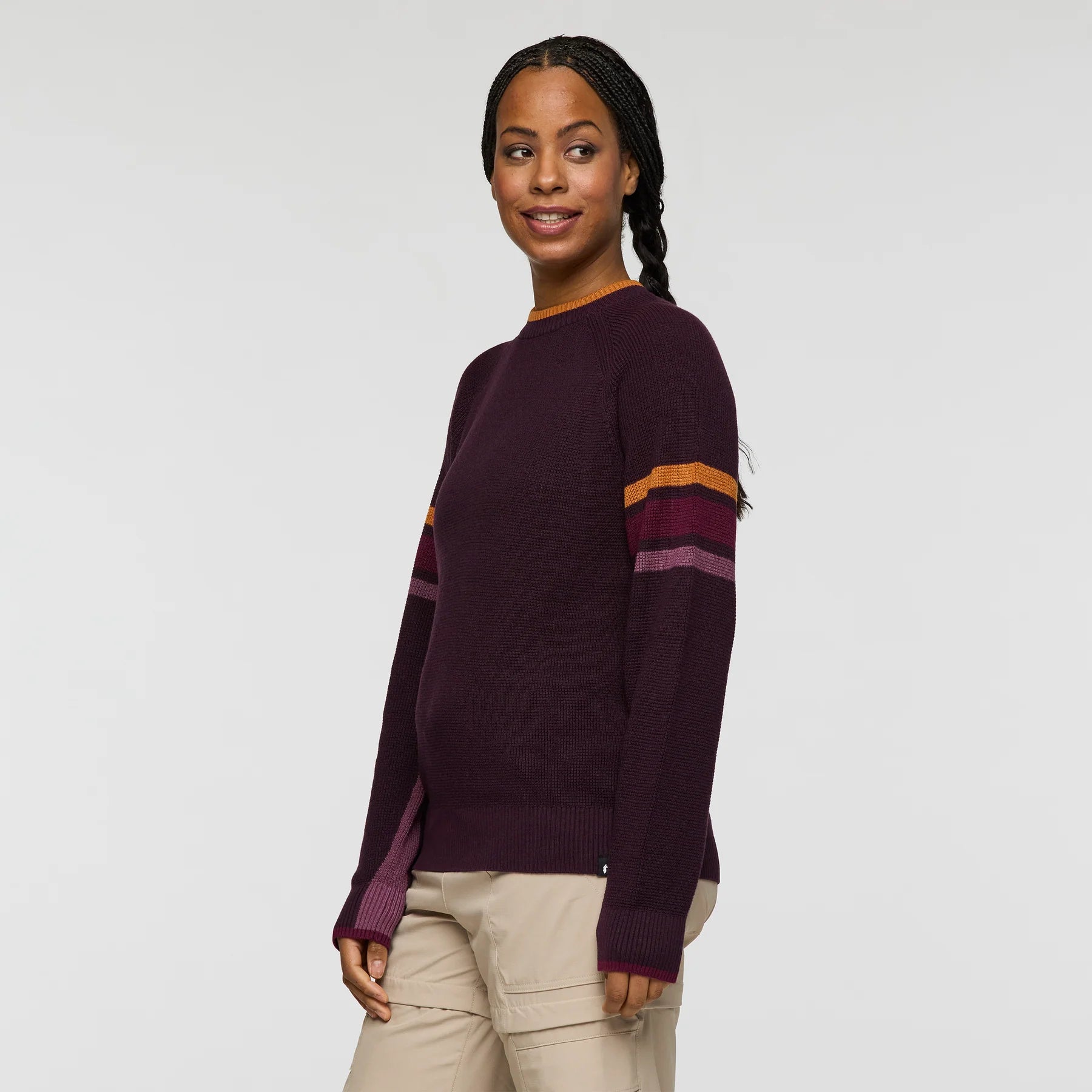 Libre Waffle Crew Sweater for Women
