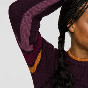 Libre Waffle Crew Sweater for Women