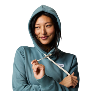 Llama Patch Pullover Hoodie for Women - Everglade