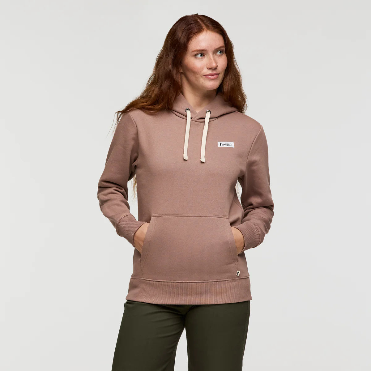 Llama Patch Pullover Hoodie for Women - Reishi