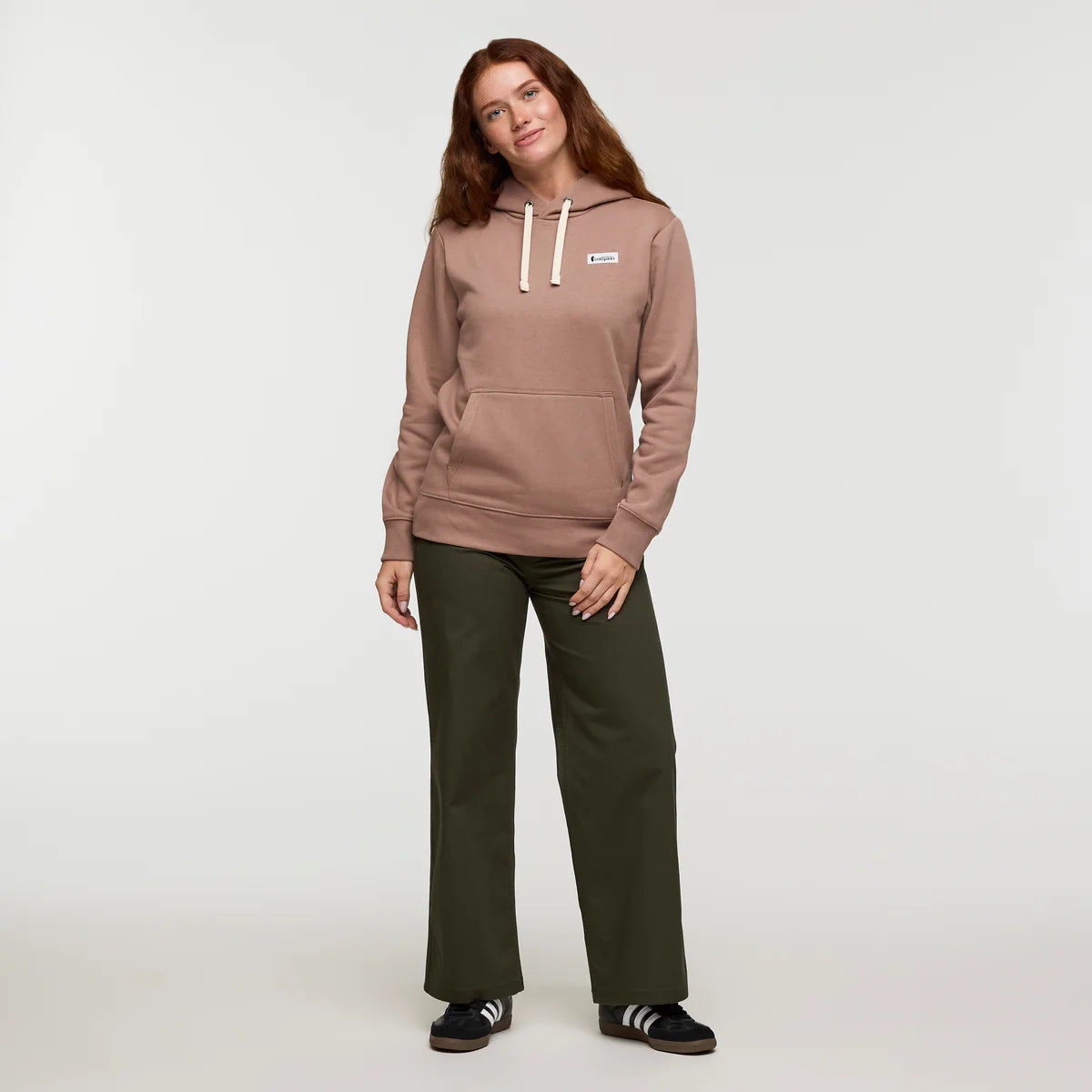 Llama Patch Pullover Hoodie for Women - Reishi