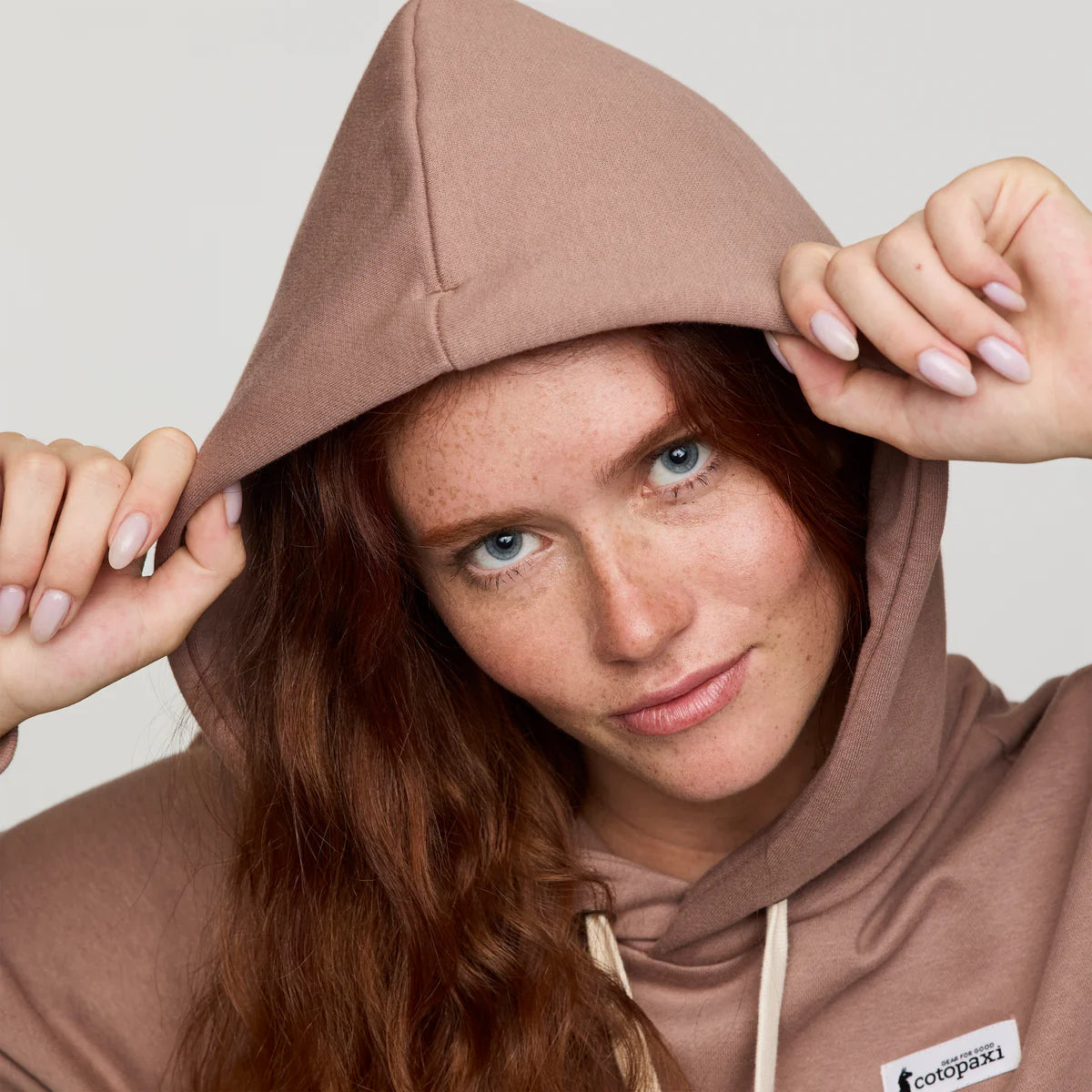 Llama Patch Pullover Hoodie for Women - Reishi