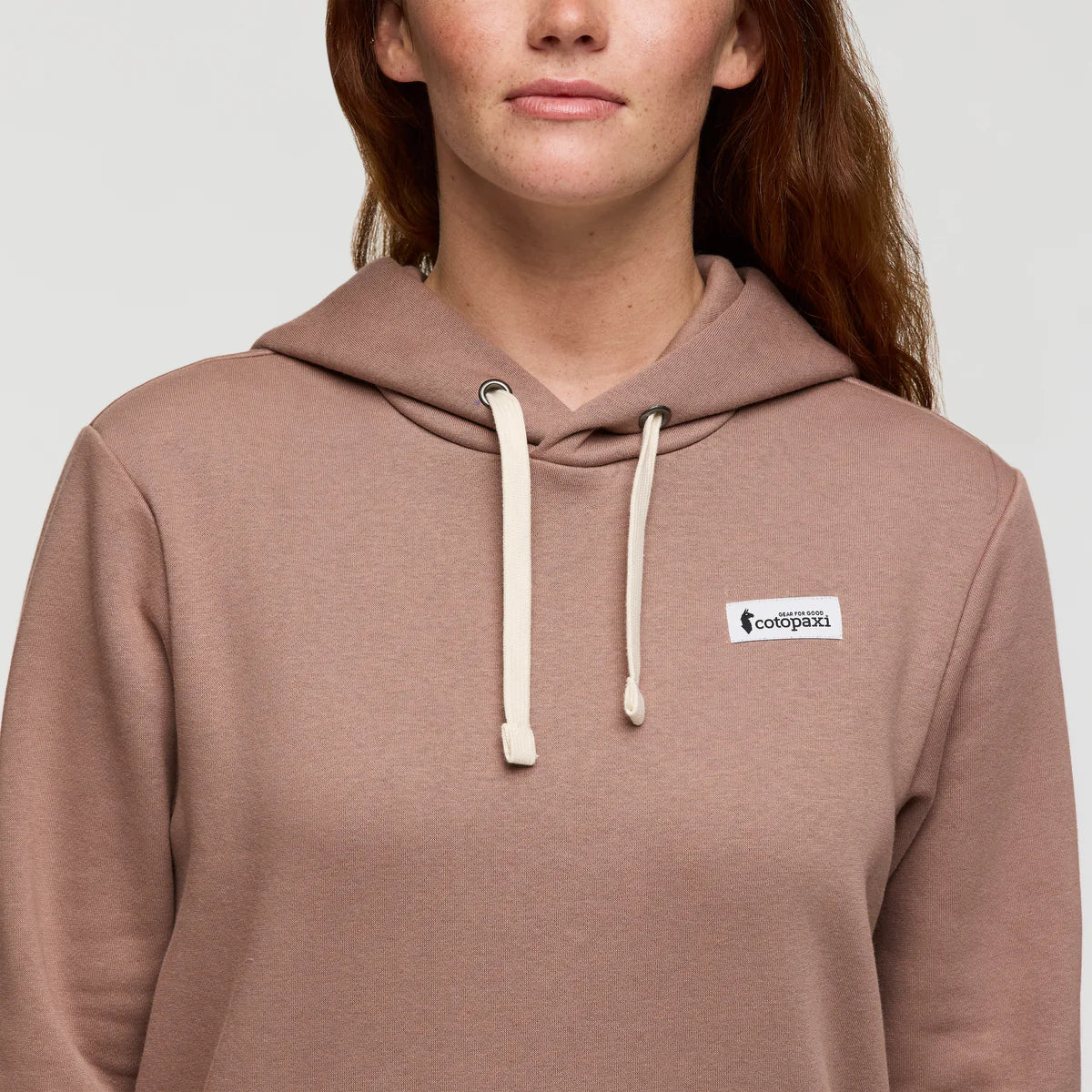 Llama Patch Pullover Hoodie for Women - Reishi