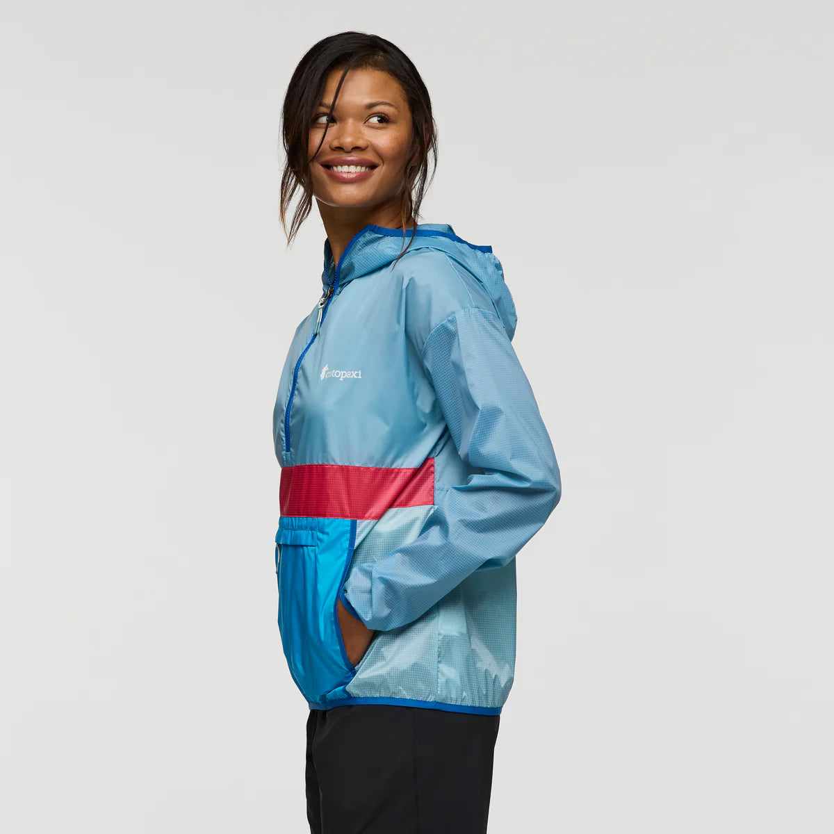 Teca Half-Zip Windbreaker for Women
