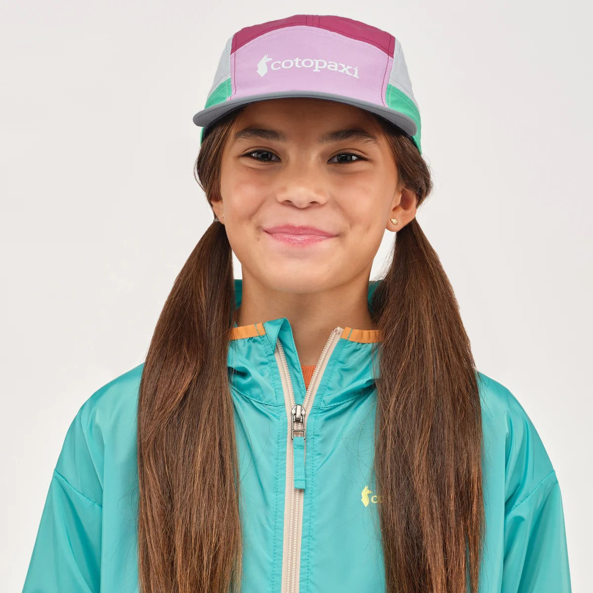 Tech 5-Panel Kid's Hat - Orchid Bloom