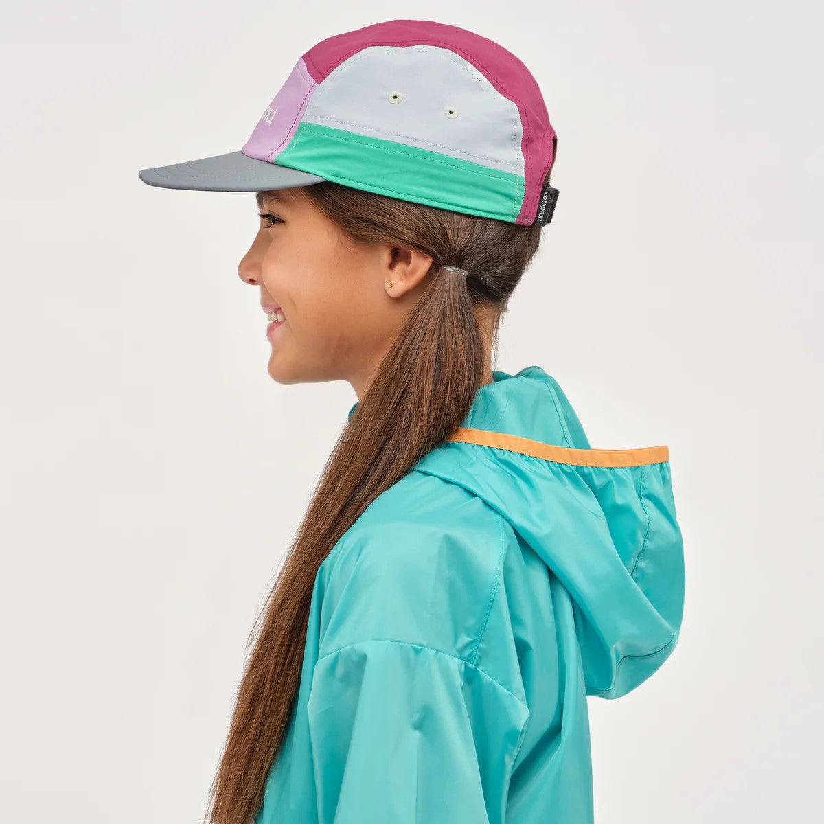 Tech 5-Panel Kid's Hat - Orchid Bloom