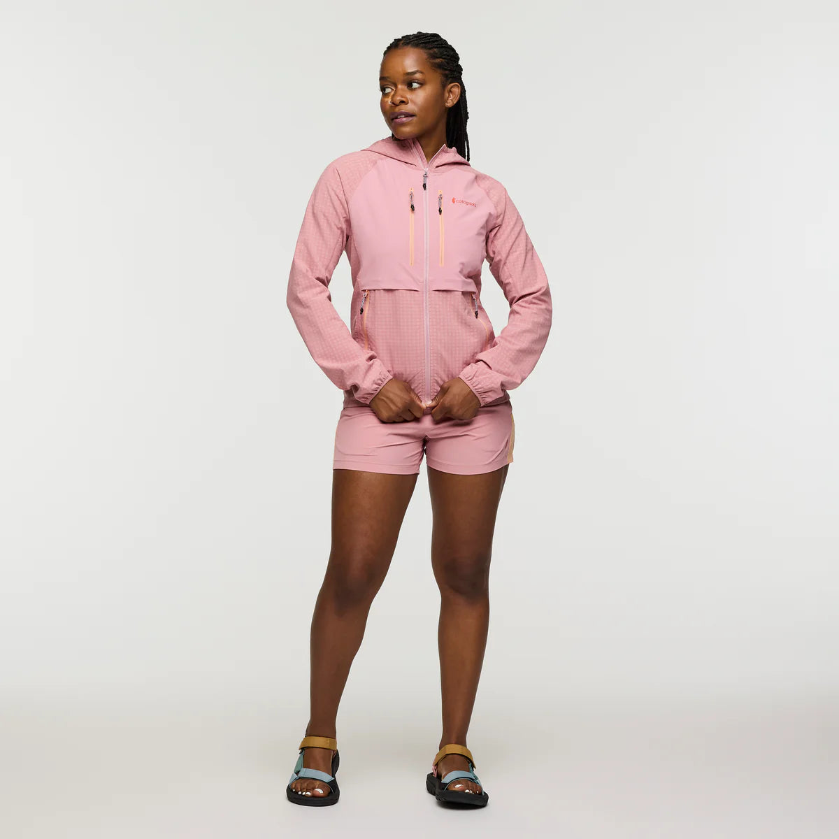 Yermo Hooded Jacket for Women - Rose