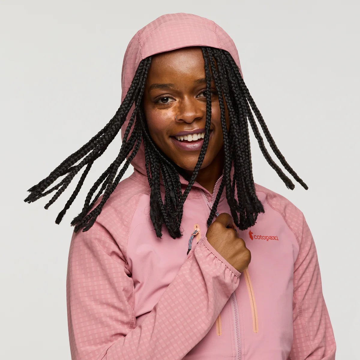 Yermo Hooded Jacket for Women - Rose