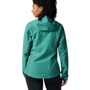 Yermo Hooded Jacket for Women - Juniper and Deep Ocean