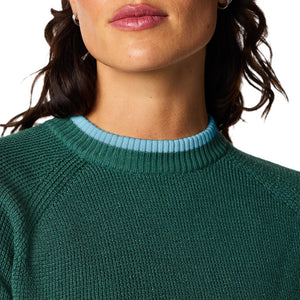 Libre Waffle Crew Sweater for Women F26