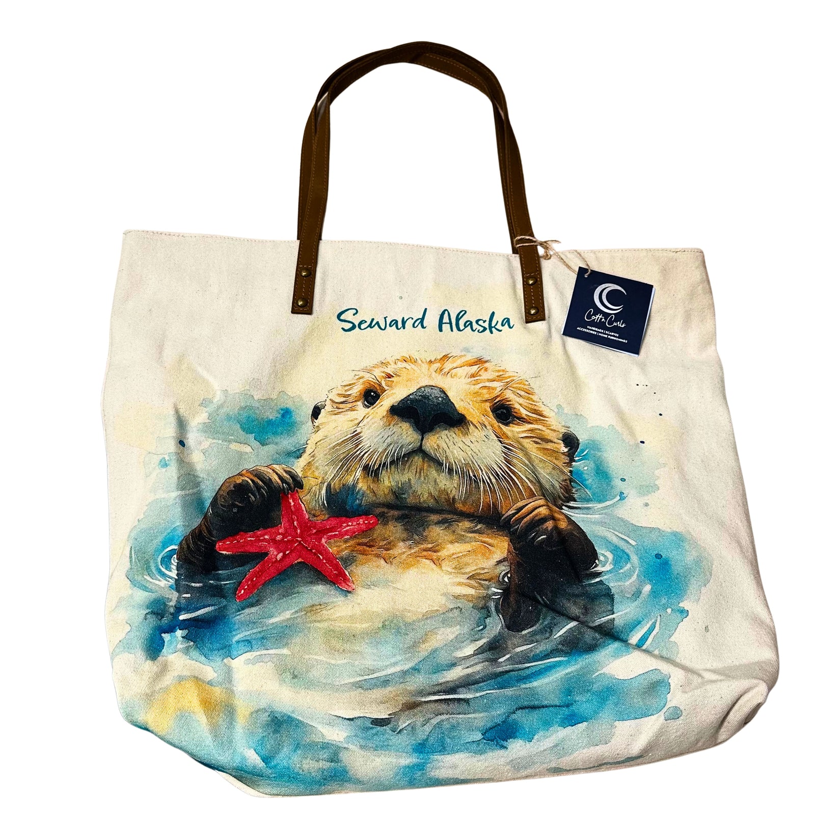 Sea Otter Tote Bag
