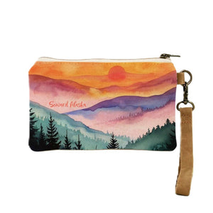 Crimson Dawn Wristlet