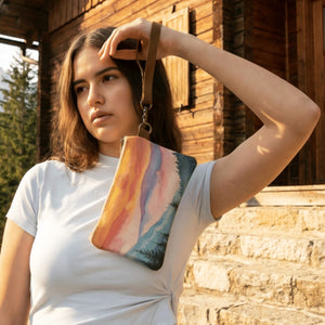 Crimson Dawn Wristlet