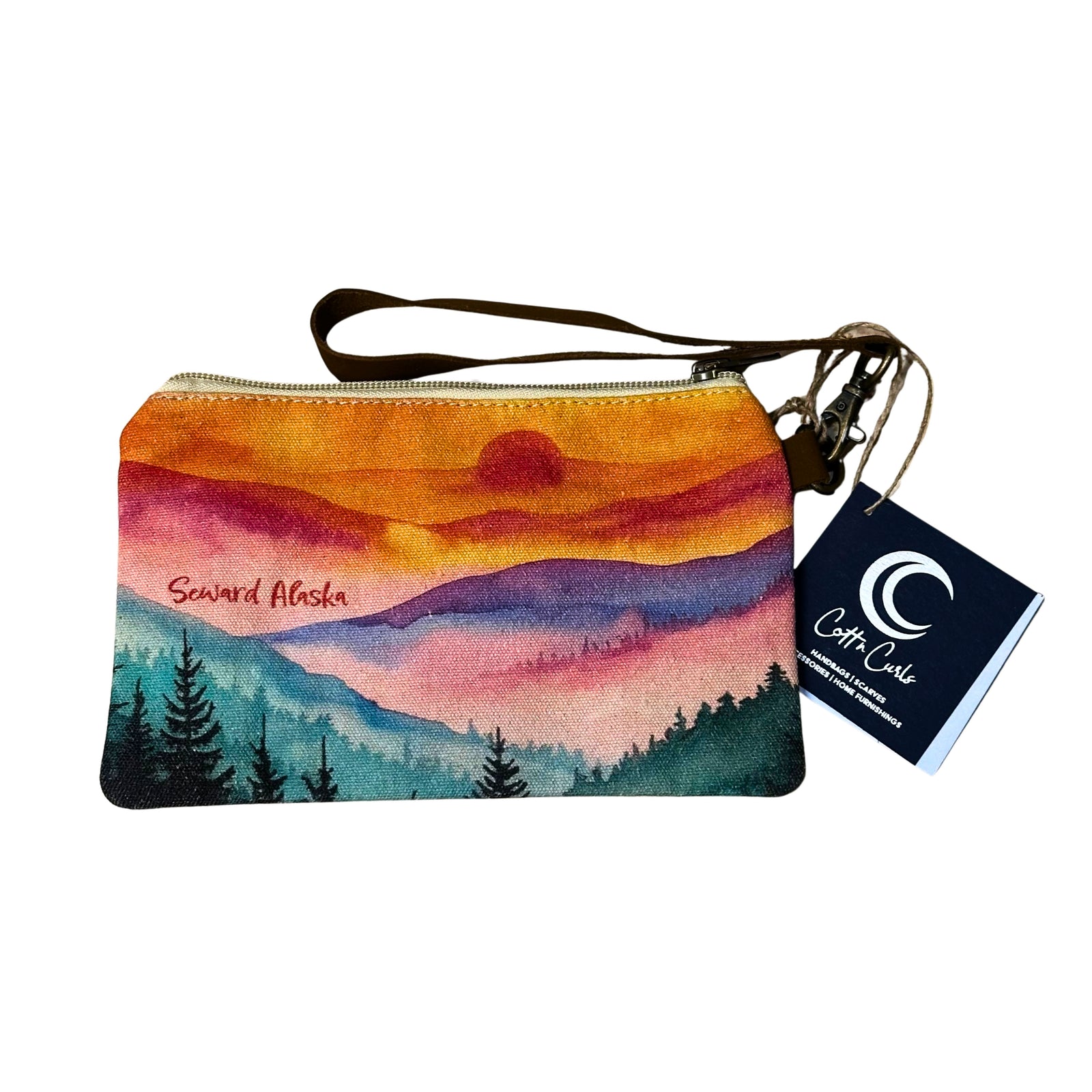 Crimson Dawn Wristlet