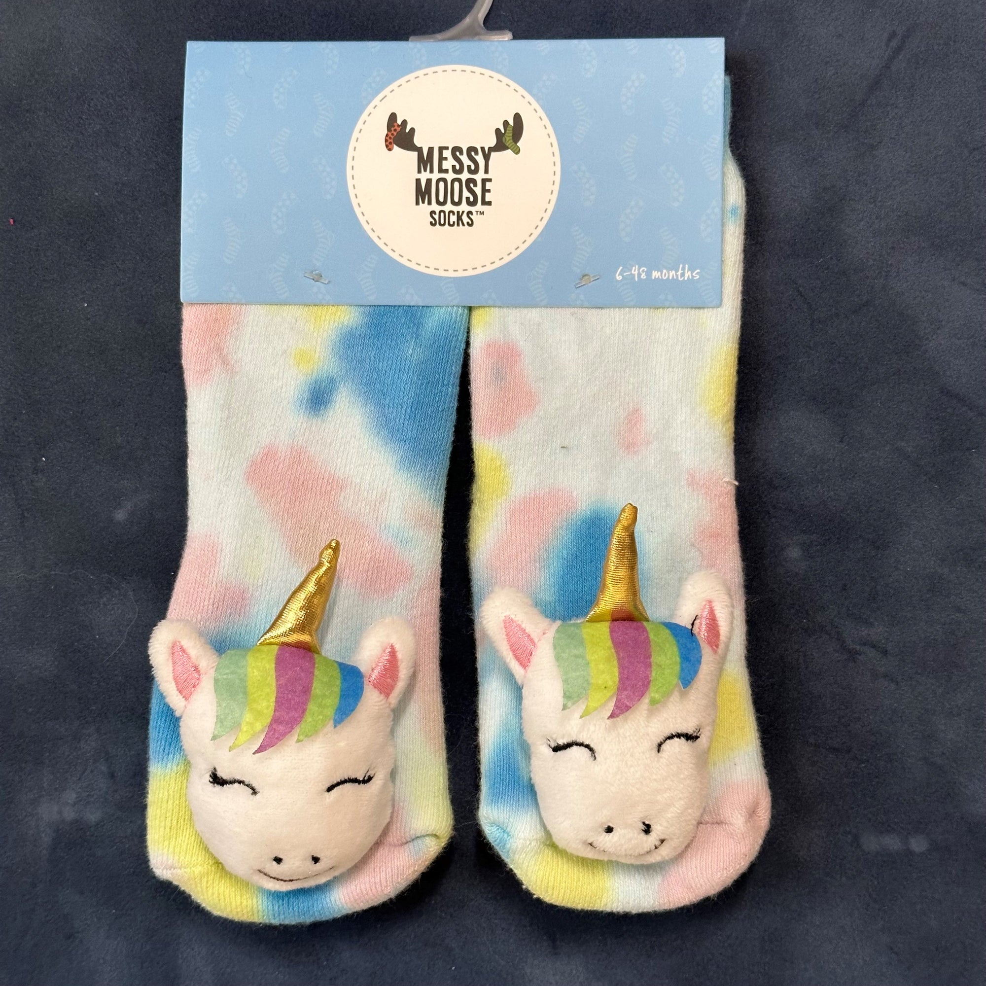 Unicorn Tie Dye Socks - Baby