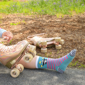 Animal Haus Crew Lightweight Sock for Women - Lagoon