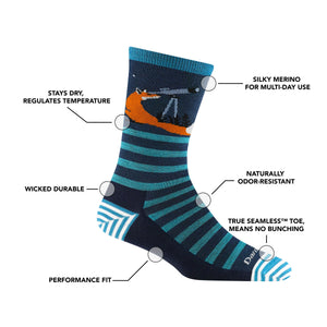 Animal Haus Crew Lightweight Sock - Womens
