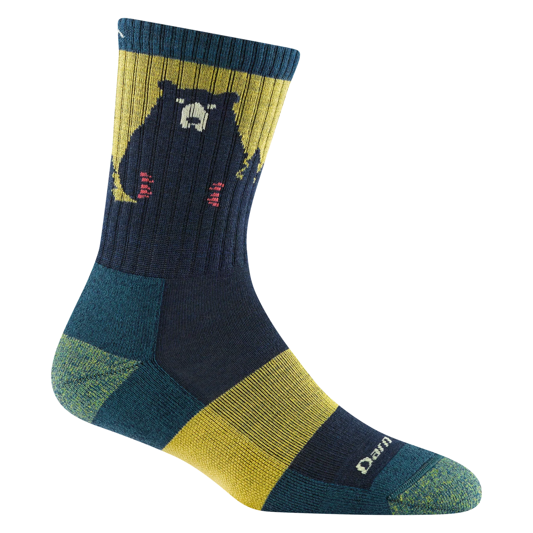 Bear Town Micro Crew Lightweight Hiking Sock for Women