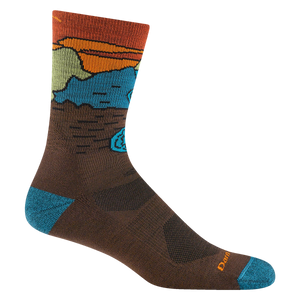 Chasing Waterfalls Micro Crew Lightweight Hiking Sock for Men