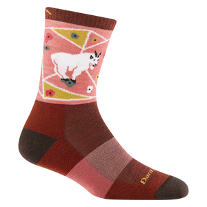 Critter Club Micro Crew Lightweight Hiking Sock for Women S25