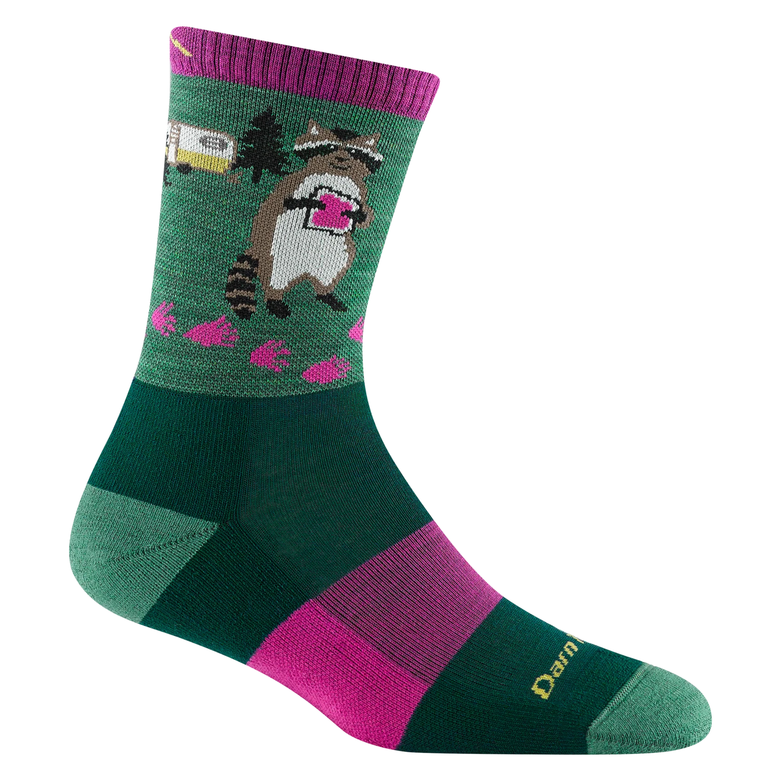 Critter Club Micro Crew Lightweight Hiking Sock for Women S25