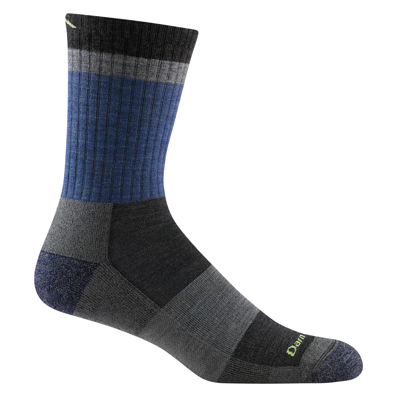 Heady Stripe Micro Crew Lightweight Hiking Socks for Men