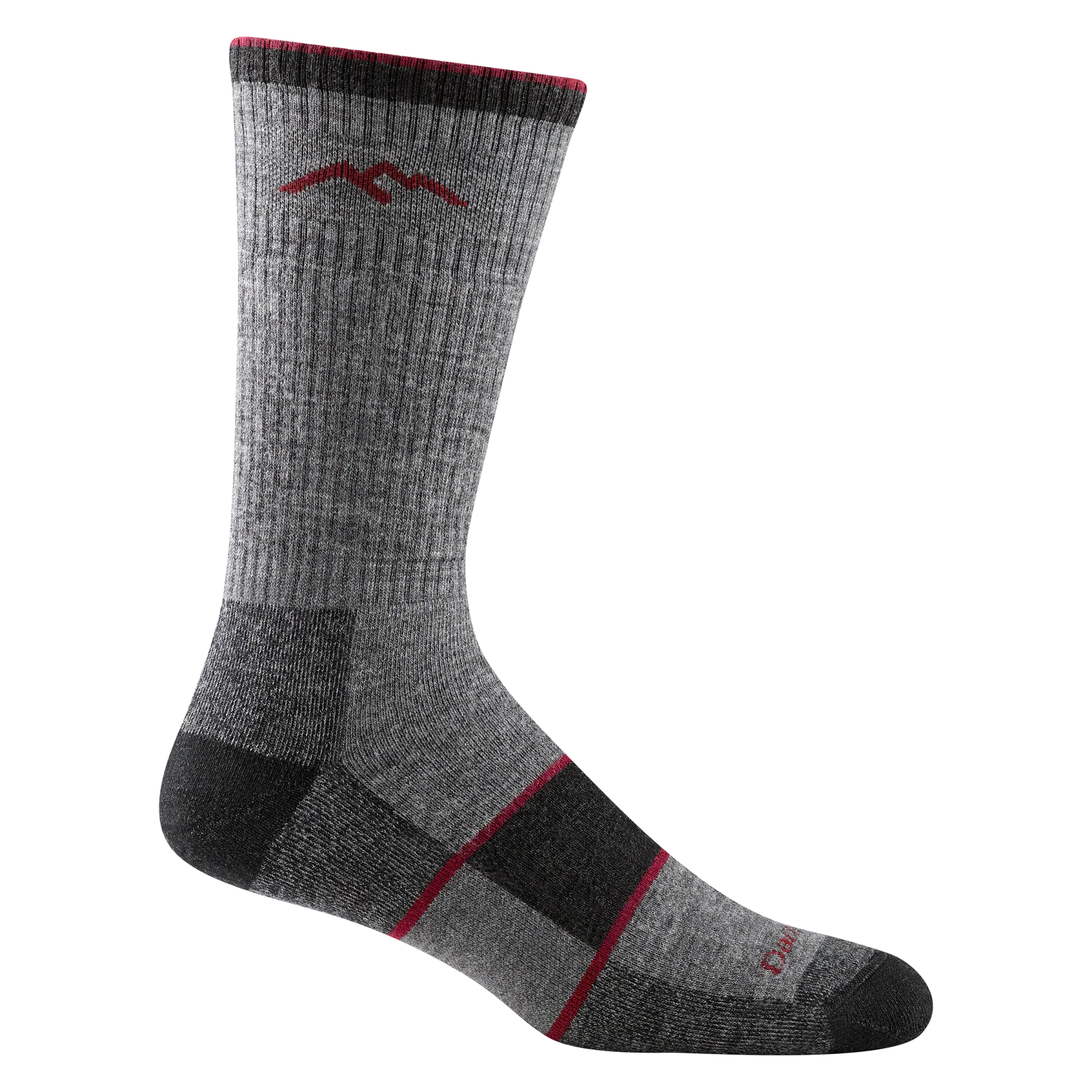 Hiker Boot Full Cushion Midweight Hiking Sock for Men - Charcoal