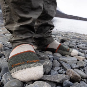 Hiker Boot Full Cushion Midweight Hiking Sock for Men - Charcoal