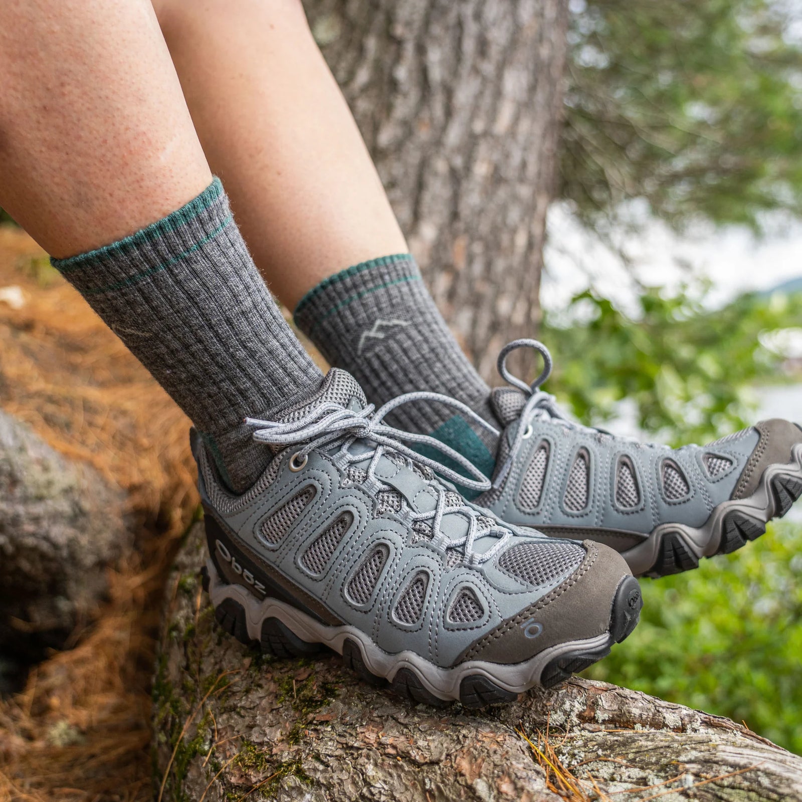 Hiker Micro Crew Midweight for Women - Sage
