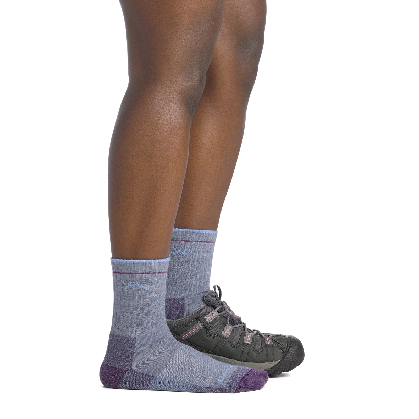 Hiker Micro Crew Midweight for Women - Light Denim