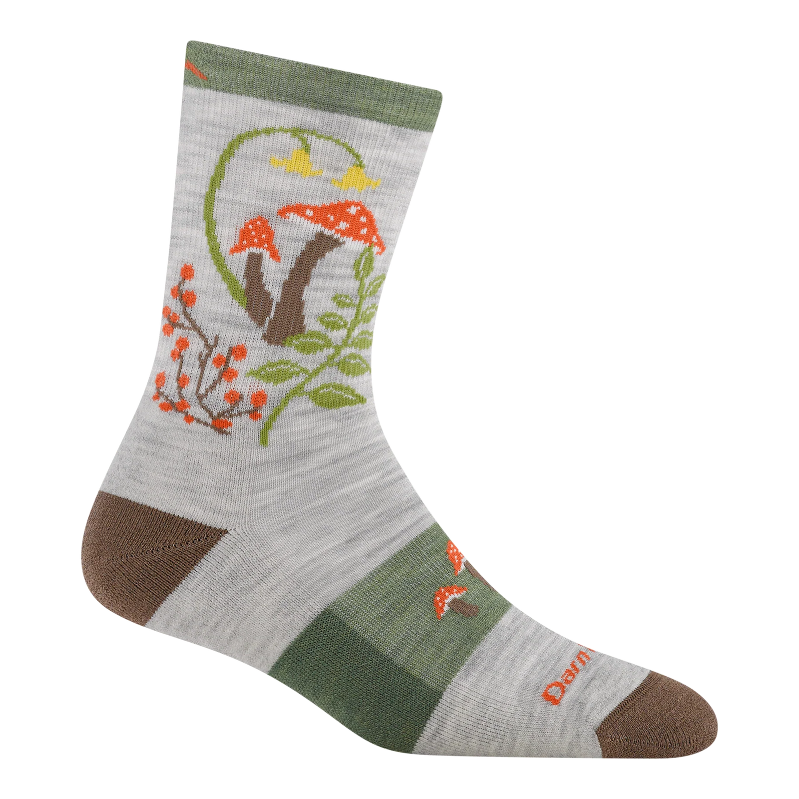 Mellow Mushrooms Micro Crew Lightweight Hiking Socks